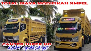 TOTAL COST OF SIMPLE MODIFICATION OF CANTER SUPER HD MAX GARAGE