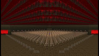 Doom II: Okuplok Slaughter Map - UV-MAX in 44 saves - Part 6: The most difficult fight of the map