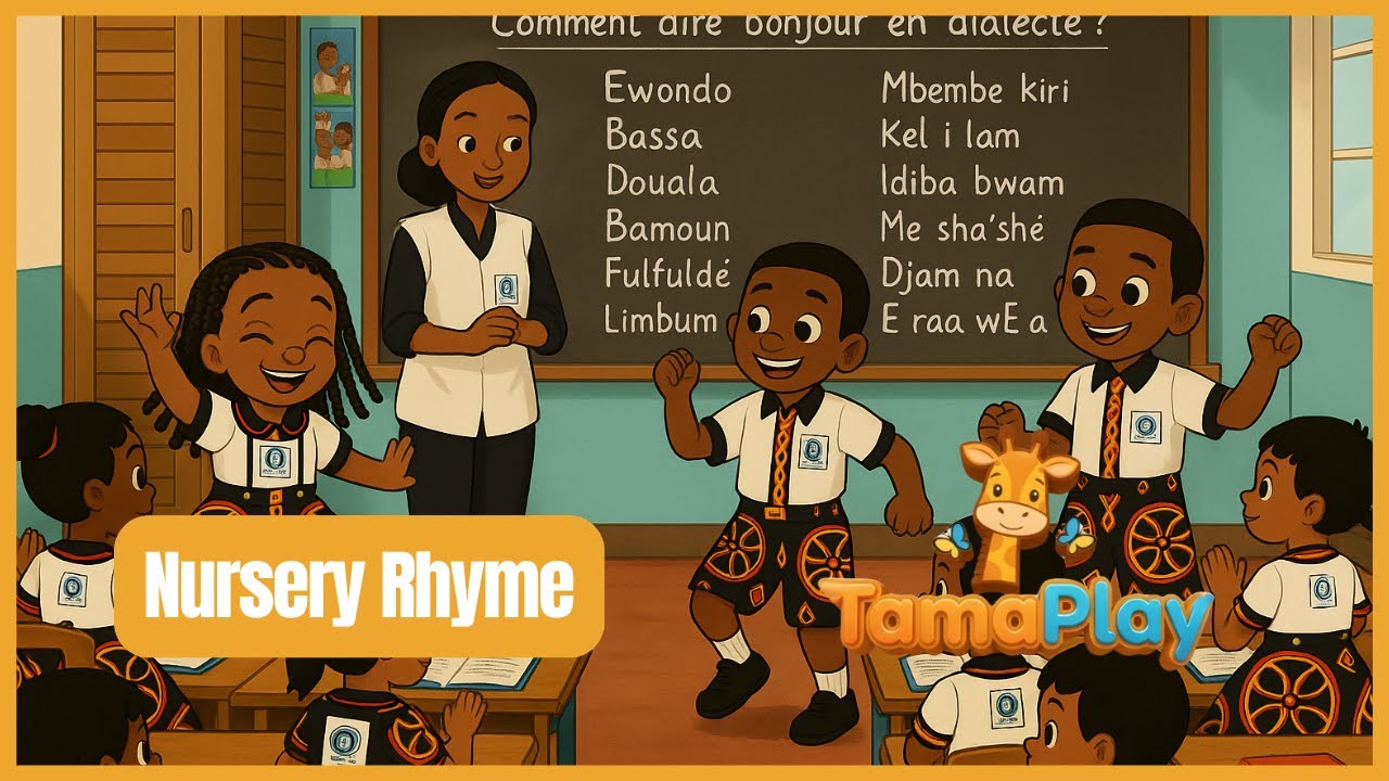Nursery rhymes for toddlers : Say Hello in 6 Languages
