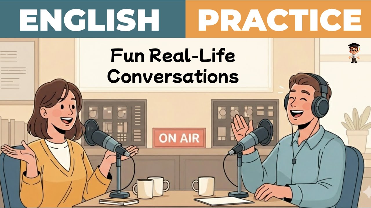 Funny English Conversation Practice 😄 | Real Stories to Speak English Naturally | English Podcast
