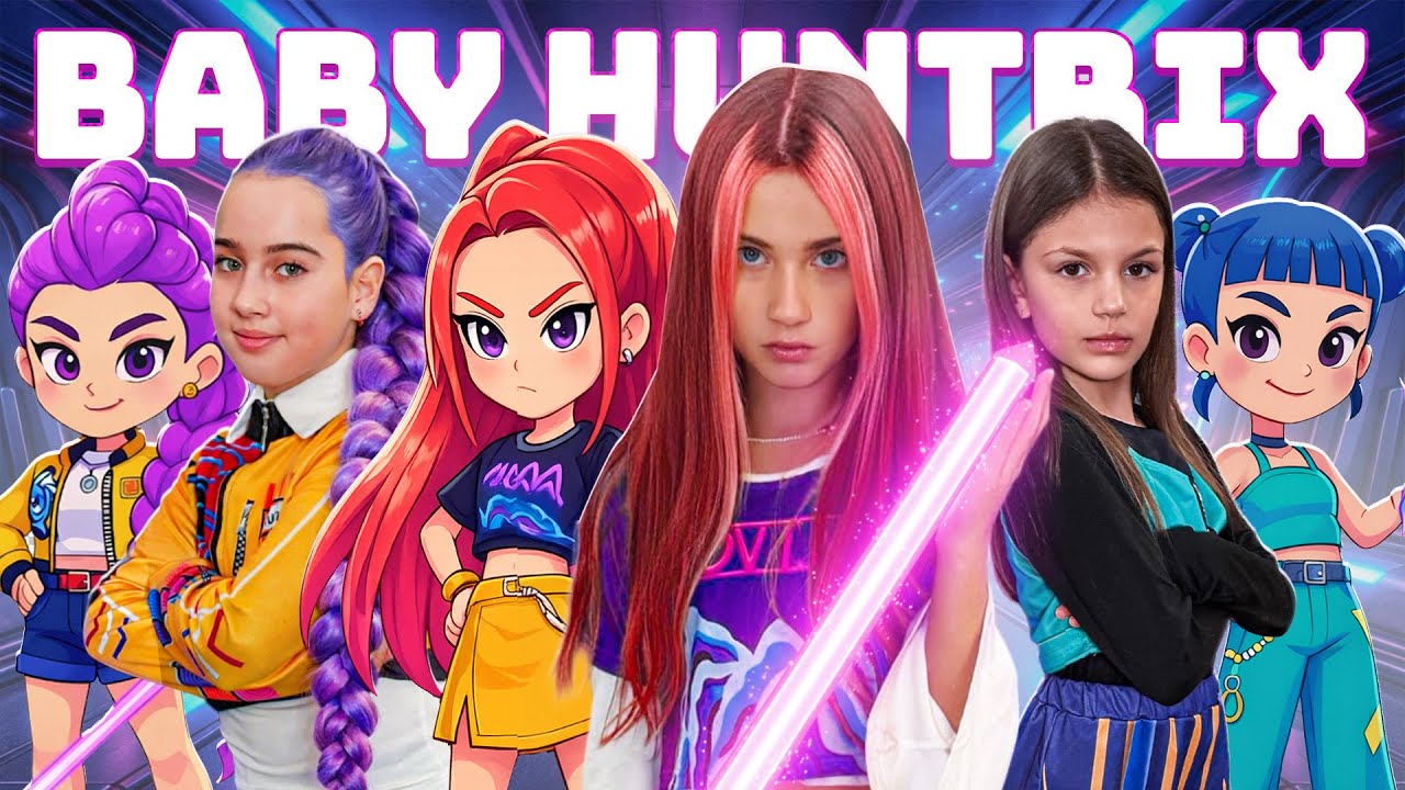 GIADA E LE SUE MIGLIORI AMICHE SI TRASFORMANO IN BABY HUNTRIX E SALVANO IL MONDO DAI DEMONI!