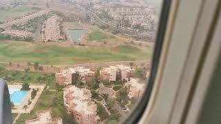 Smooth Landing in Marrakech Menara Airport (RAK) In Foggy Weather | TRIP TO MOROCCO screenshot 1