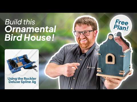 Deluxe Spline Jig Ornamental Birdhouse Build Video