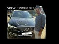 HOW VOLVO XC60, XC90, TPMS RESET