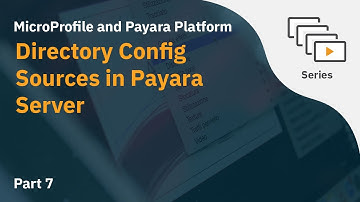 Video 7: Directory Config Sources in Payara Server