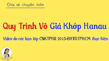 Quy trình lên giá khớp Hanau trong toàn hàm-CNKTPHR 2015- ĐHYDTPHCM