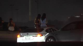 Several vehicles towed several detained after Greenspoint Mall parking lot takeover