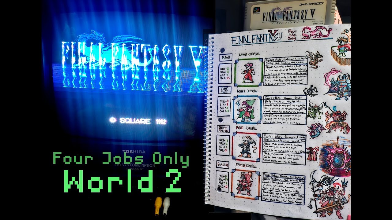 Final Fantasy V - Four Job Challenge - World 2