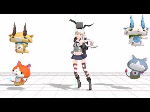 【ＭＭＤ】　妖怪体操第一　ぜかまし
