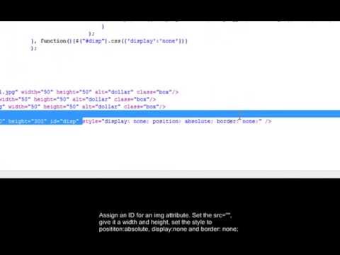 Image move with mouse using JQuery.
