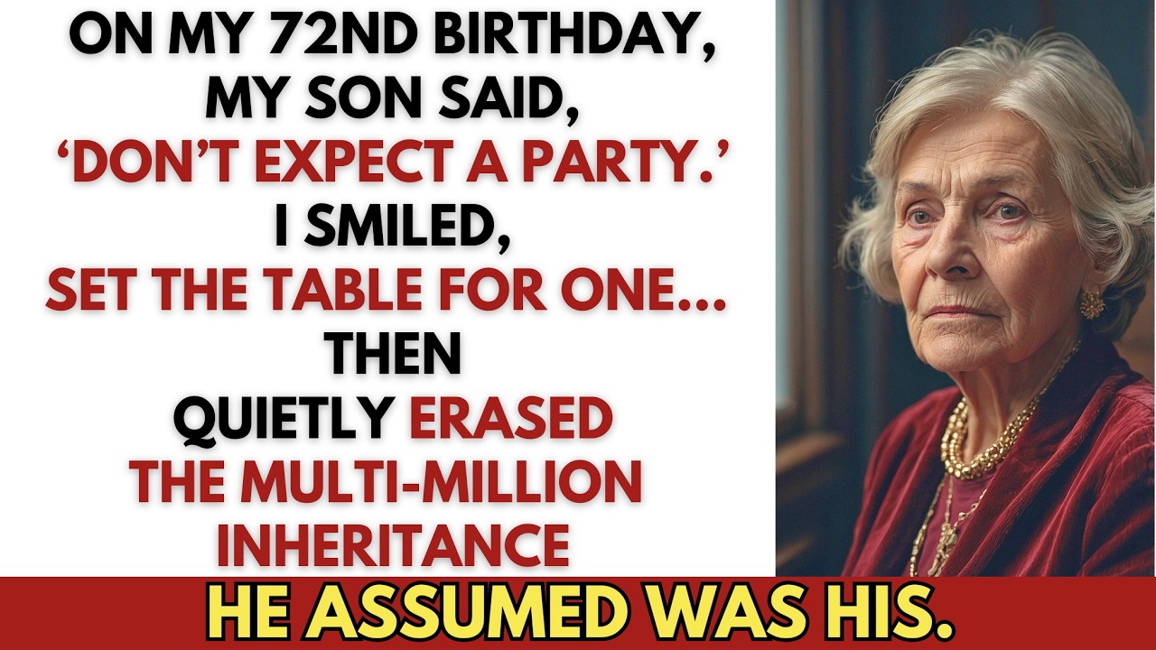 On My 72nd Birthday, My Son Said, “Don’t Expect a Party.” So I…