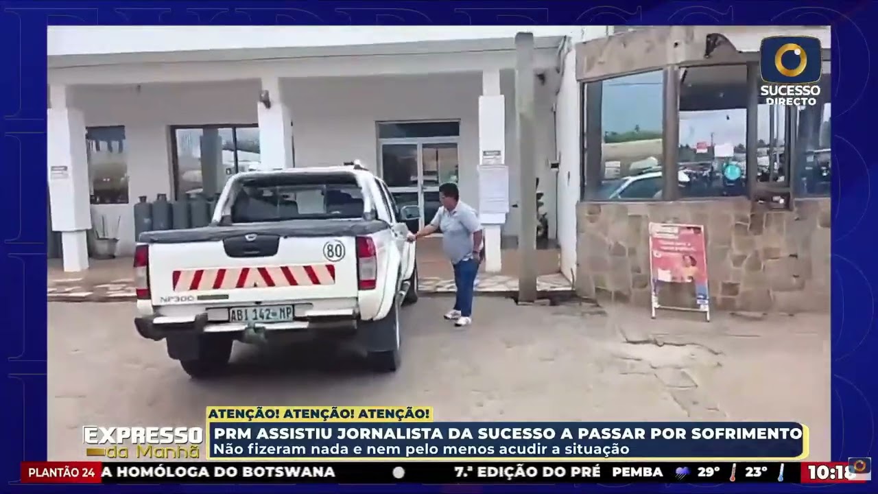 PETROMOC ARRANCA EQUIPAMENTO DA TV SUCESSO E APAGA IMAGENS DA MANIFESTAÇÃO CONTRA A FALTA DE COMBUST