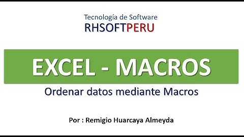 como crear macro en excel - parte 4