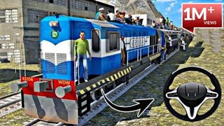 Train wala simulator game | Best train driving game  | Train game  |  Android game play screenshot 5