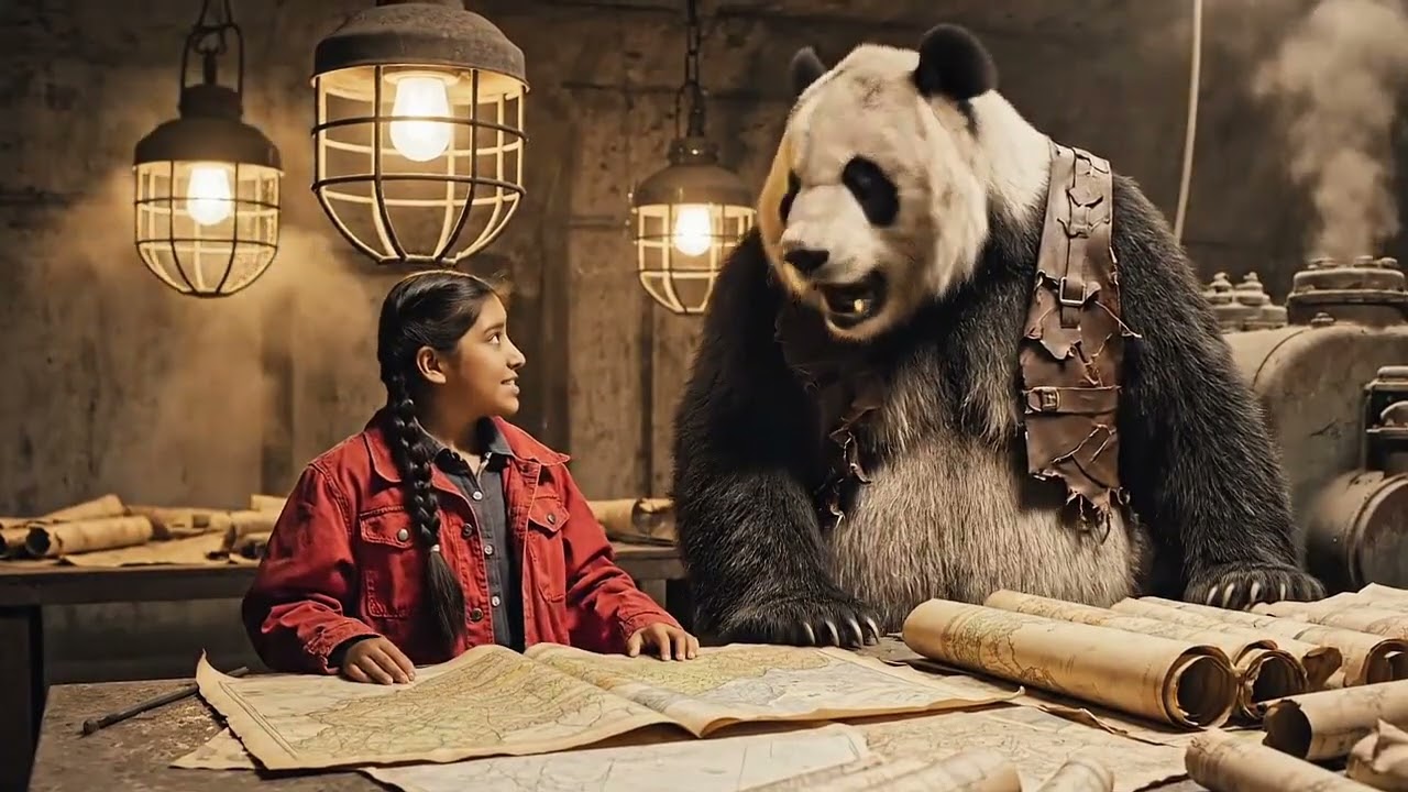 Panda Hero and the Girl Who Saved the City from Aliens 