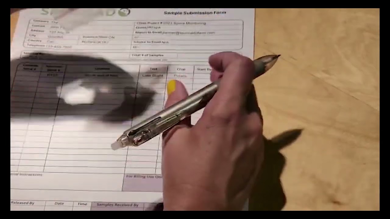 Spornado sample submission instructions