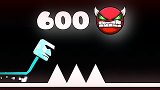 Ich habe 600 DEMONS in Geometry Dash GESCHAFFT!