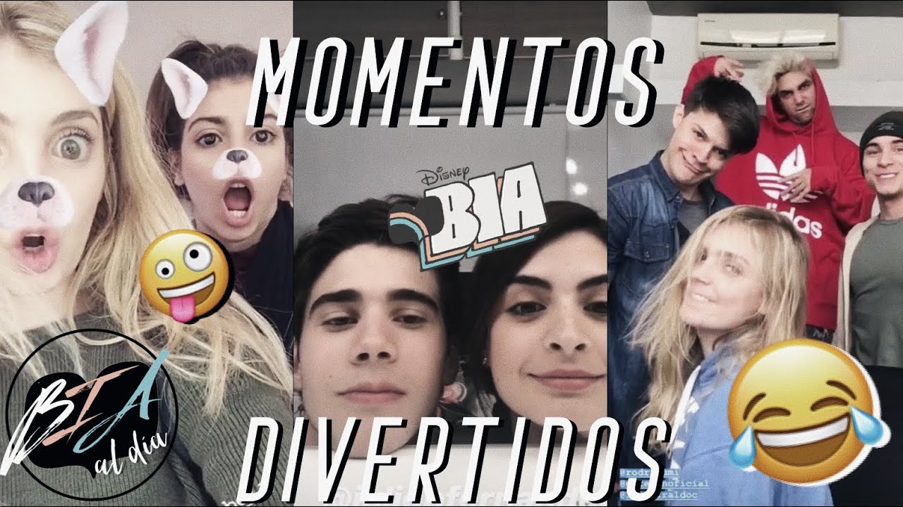 MOMENTOS DIVERTIDOS DEL ELENCO DE BIA