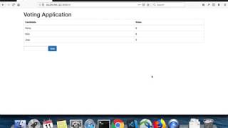 Blockchain Application for Electronic Voting