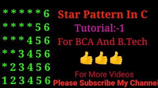 * Pattern program ||c programming  #shorts #coding