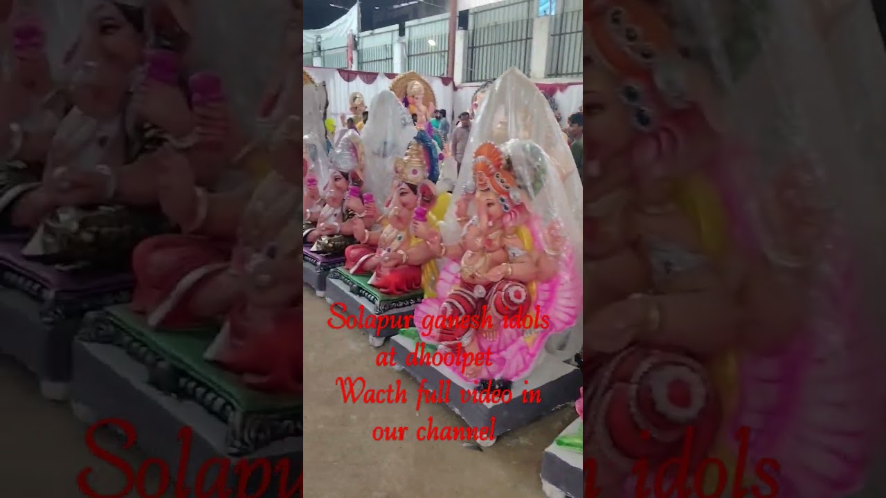 Solapur ganesh idols