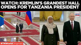 KREMLIN SPECTACLE: Putin Rolls Out Grand Kremlin Ceremony for Tanzania's President
