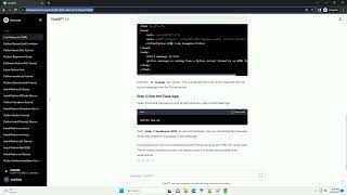 link python script to html
