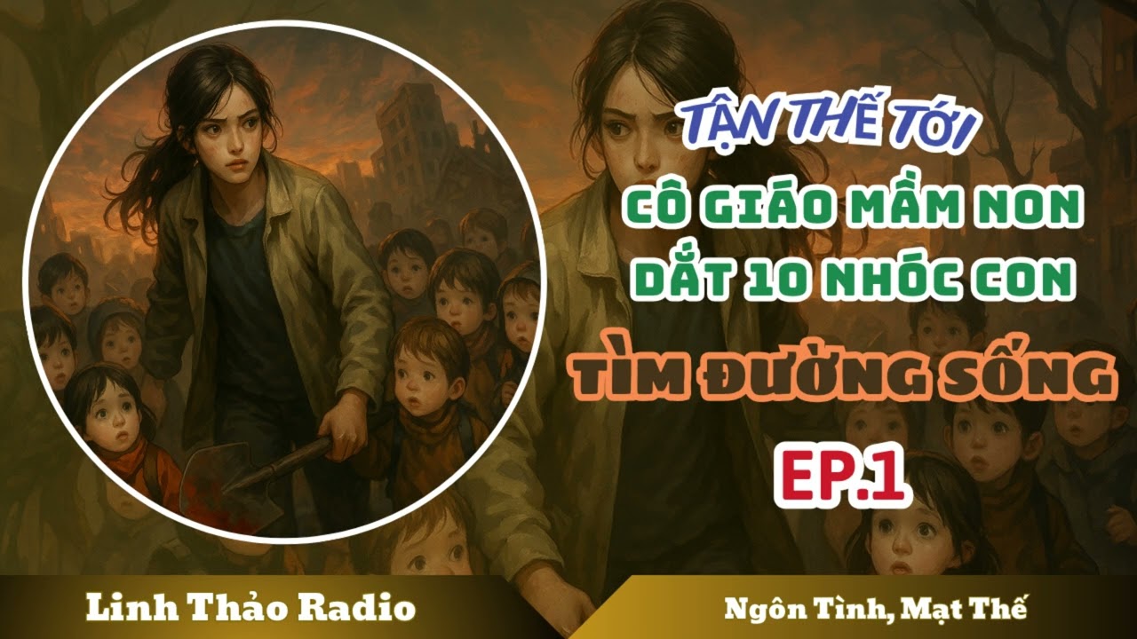 [EP.1] -  TẬN THẾ TỚI: CÔ GIÁO MẦM NON DẮT 10 NHÓC CON TÌM ĐƯỜNG SỐNG | TRUYỆN MẠT THẾ HẤP DẪN