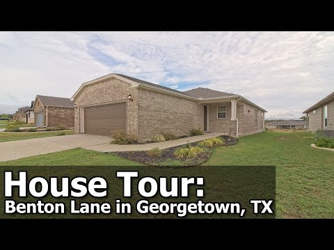 608 Benton Lane, Georgetown, TX home video tour