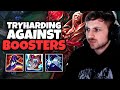 tryharding against a pro chinese flex queue team