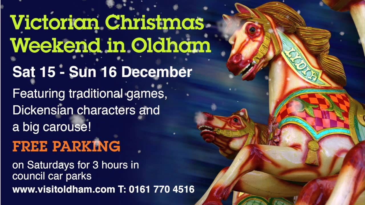 Victorian Christmas Weekend in Oldham Town centre YouTube