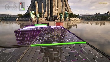 Talos Principle 2 - Grasslands Ring Tetromino Bridge