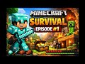 New Beginning Of Minecraft Survival Series || MCPE ep 1 || In Hindi ||