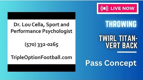 Throwing the Twirl Titan-Vert Back Concept