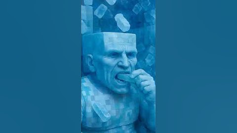 Golem vs Perils of Minecraft Satisfying Simulations Fluid And Particle #blender