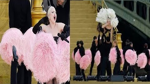 Lady Gaga performs Olympic Games Paris 2024 Opening Ceremony, Lady Gaga Olympic Games Paris  2024