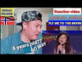 Angelina Jordan - Fly Me To The Moon in her amazing 8 -Filipino reaction  | Gerald Solidor