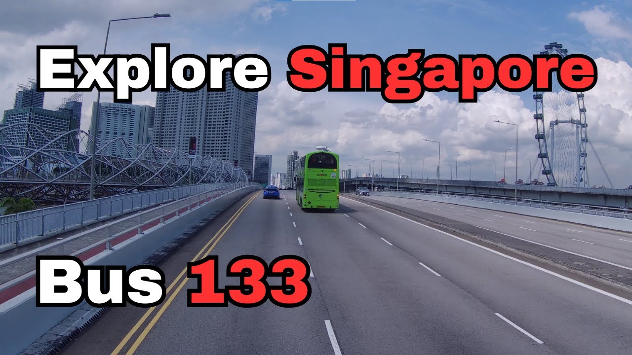 [4K] Explore Singapore on Bus 133 (Shenton Way to Ang Mo Kio) - YouTube