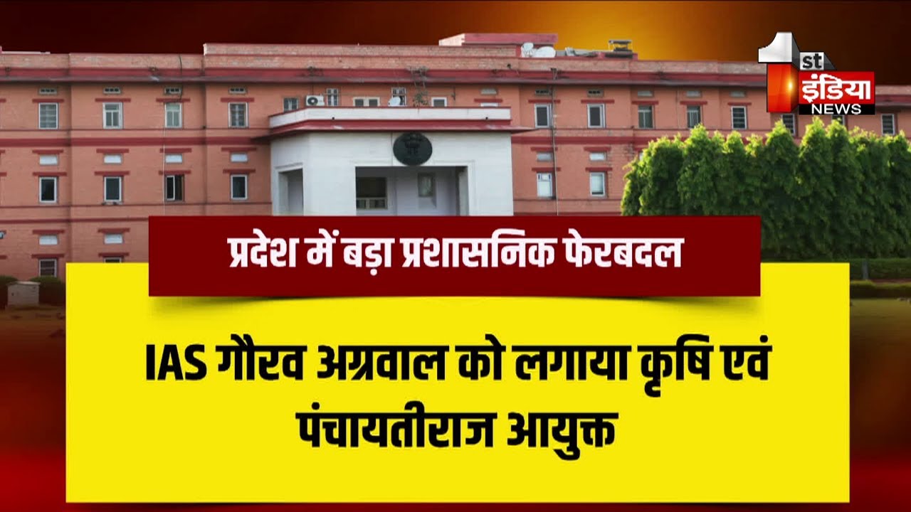 Ias 3 प्रशासनिक फेरबदल की सूचियों में 2 IAS, 3 IPS को दिया अतिरिक्त चार्ज ...
