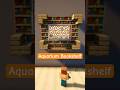 Minecraft Aquarium Bookshelf Build 🐠📚 | Easy &amp; Aesthetic Design #shorts