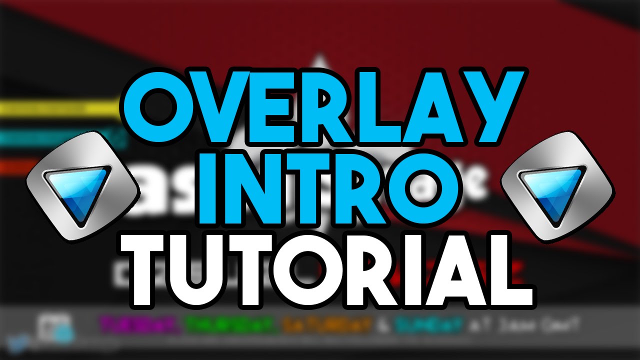 How To Create An Overlay Intro In Sony Vegas Pro Youtube