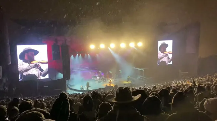 Zach Bryan “Snow” @ Red Rocks Amphitheatre in Morrison, CO — 11/3/22 #snow #zachbryan #redrocks