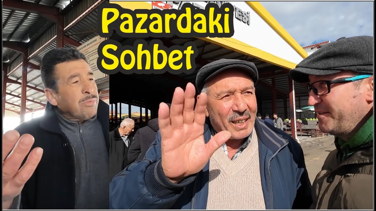 Boğazlıyan Sebze Pazarında sohbet