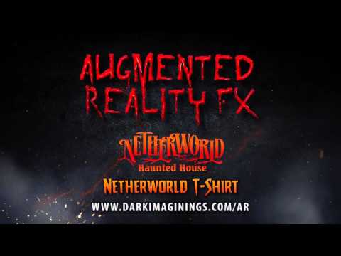 Dark Imaginings: Netherworld Demon Portal Augmented Reality T-Shirt