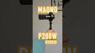 El micrófono IDEAL 😎 #maonopd200w #hybridmicrophone #review #tech #gadgets @maonolatino