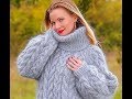 Вязанные Женские Свитера Спицами - фото-образцы - 2019 / Knitted Women's Sweater Knitting Photo