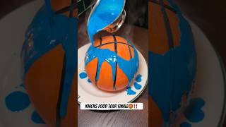 KNICKS FOOD TOUR FINALE🏆‼️#shorts #nyc #food #nycfood #nyknicks #newyorkknicks #nba #knicksfans