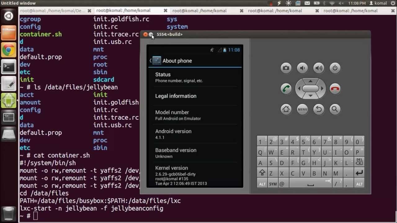 LXC on Android - YouTube
