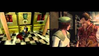 RESIDENT EVIL HD Remaster Graphical Comparison