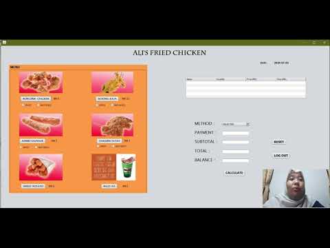 Food Ordering System using JAVA